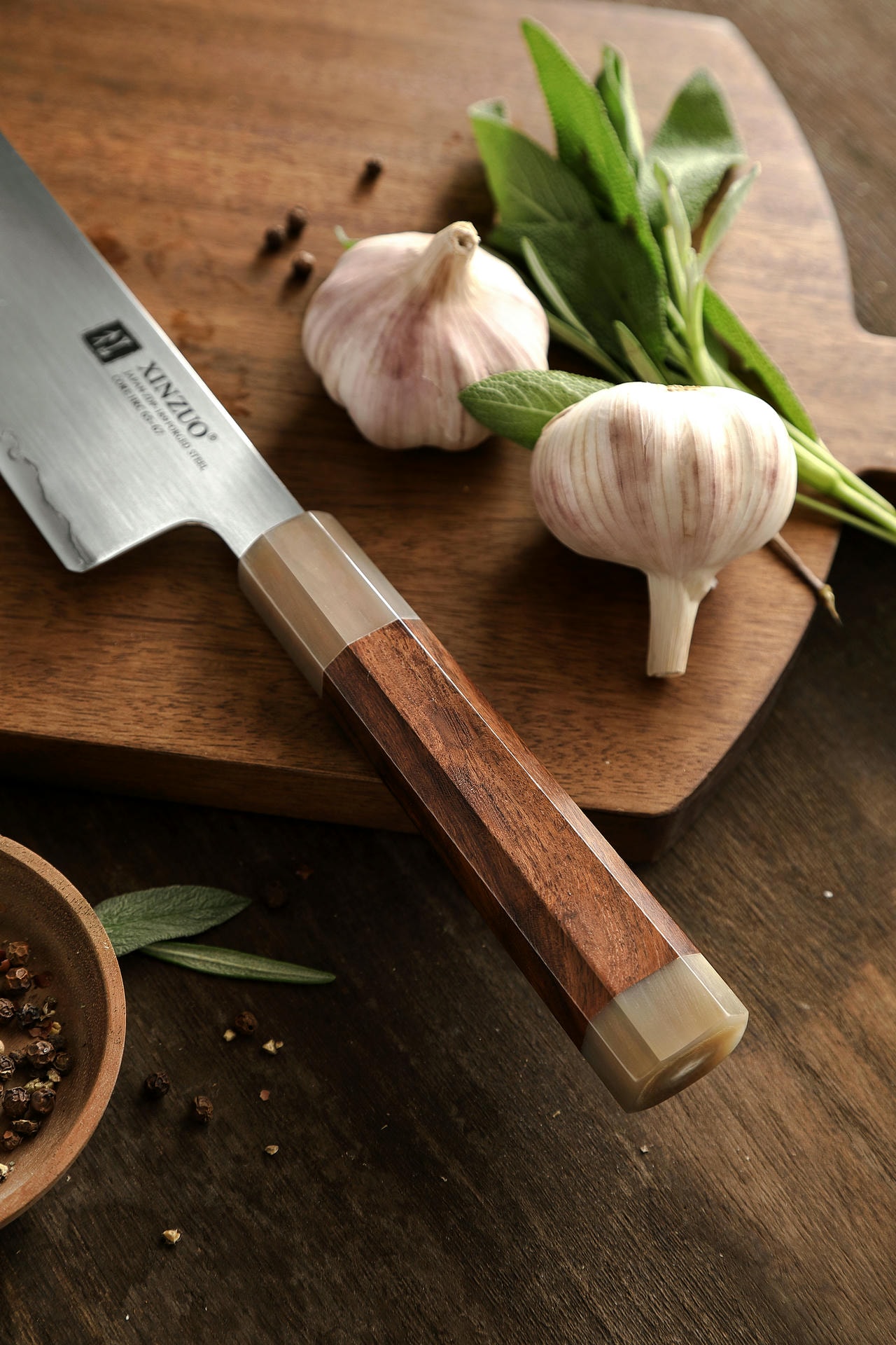 Rękojeść noża santoku Zhen X05Z