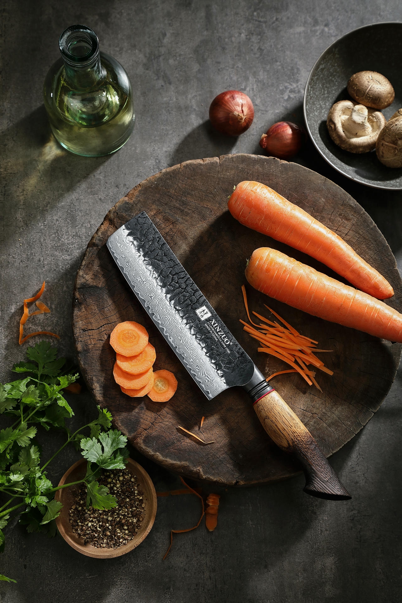 Rękojeść noża Nakiri Mo X06