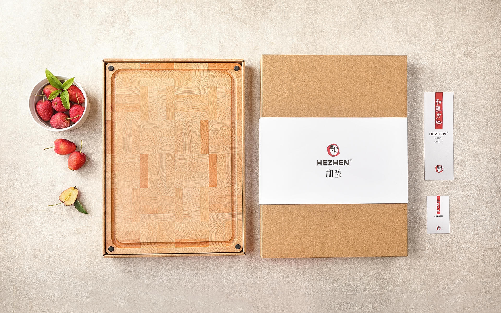 Ekologiczne opakowanie dębowej deski