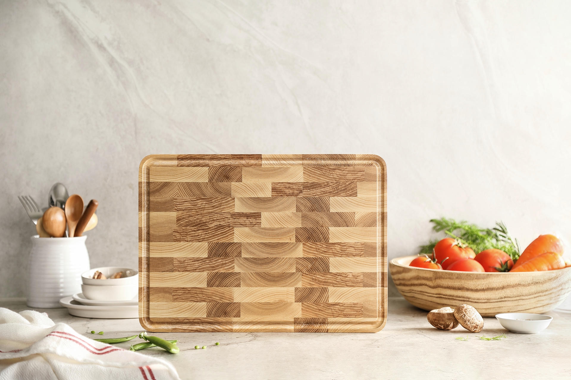 Deska do krojenia z drewna jesionu - model 2