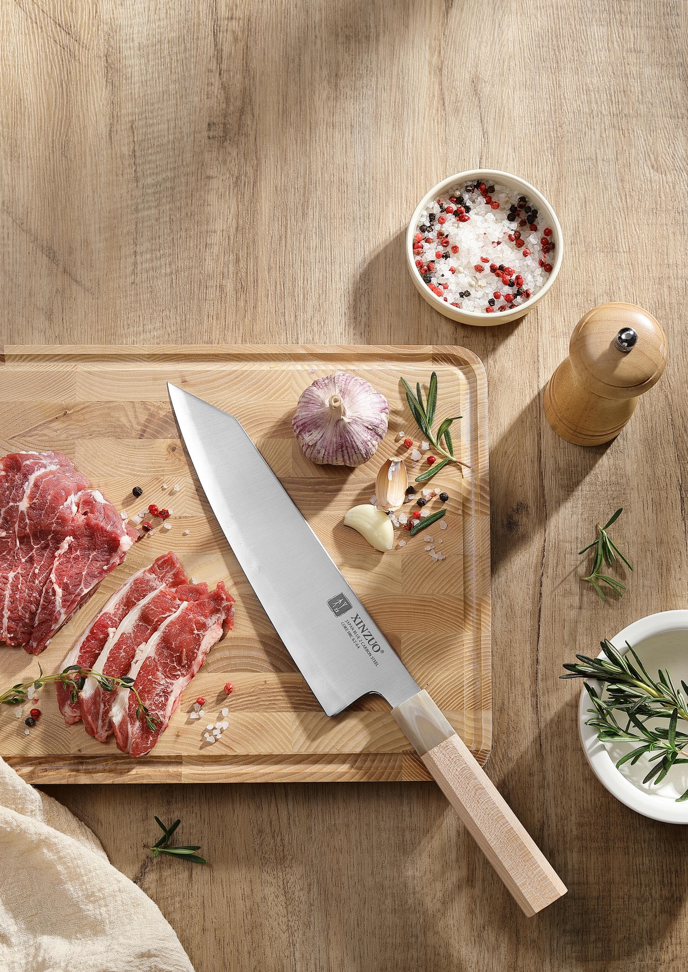 Rękojeść noża Bunka PM8M