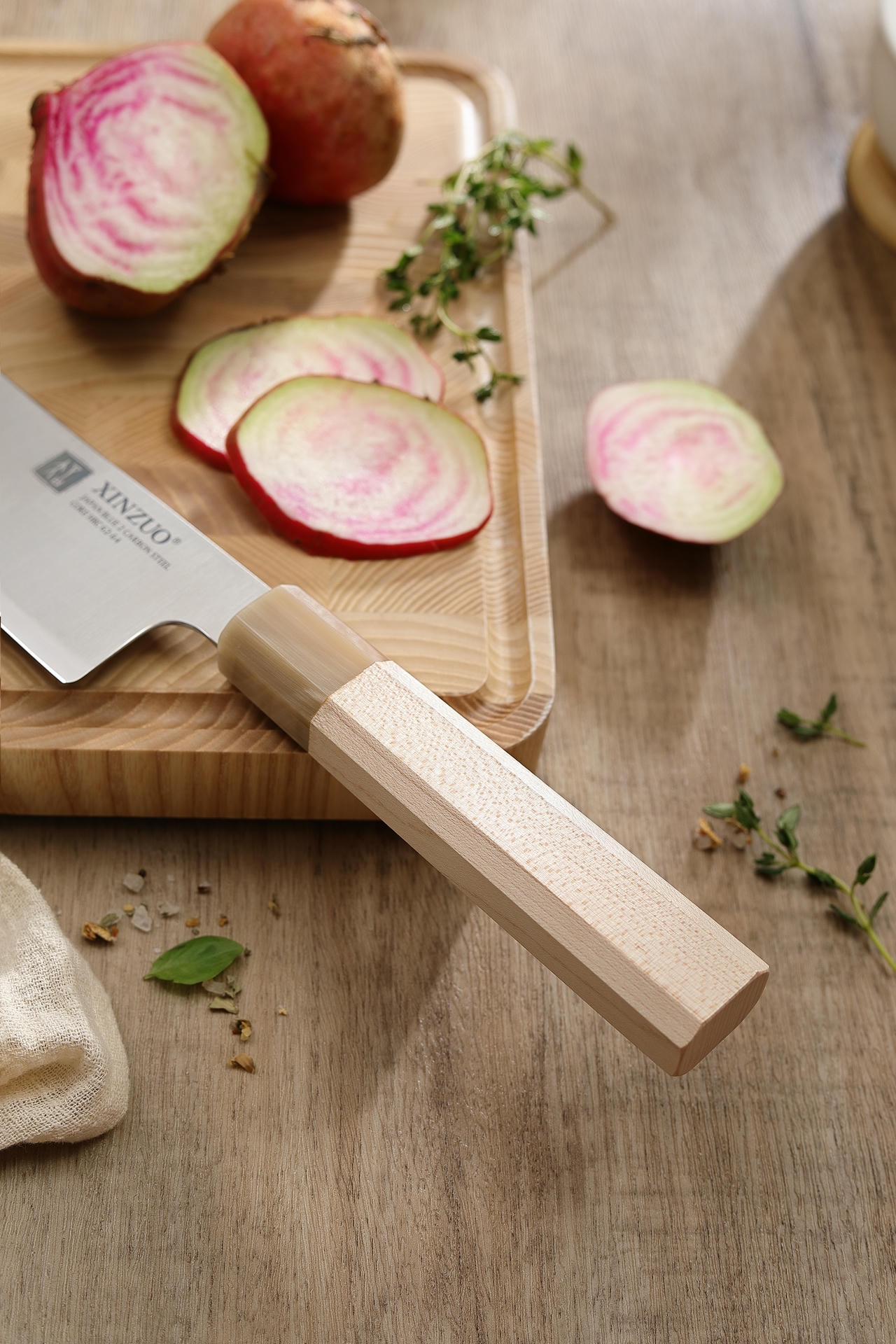 Rękojeść noża Santoku PM8M