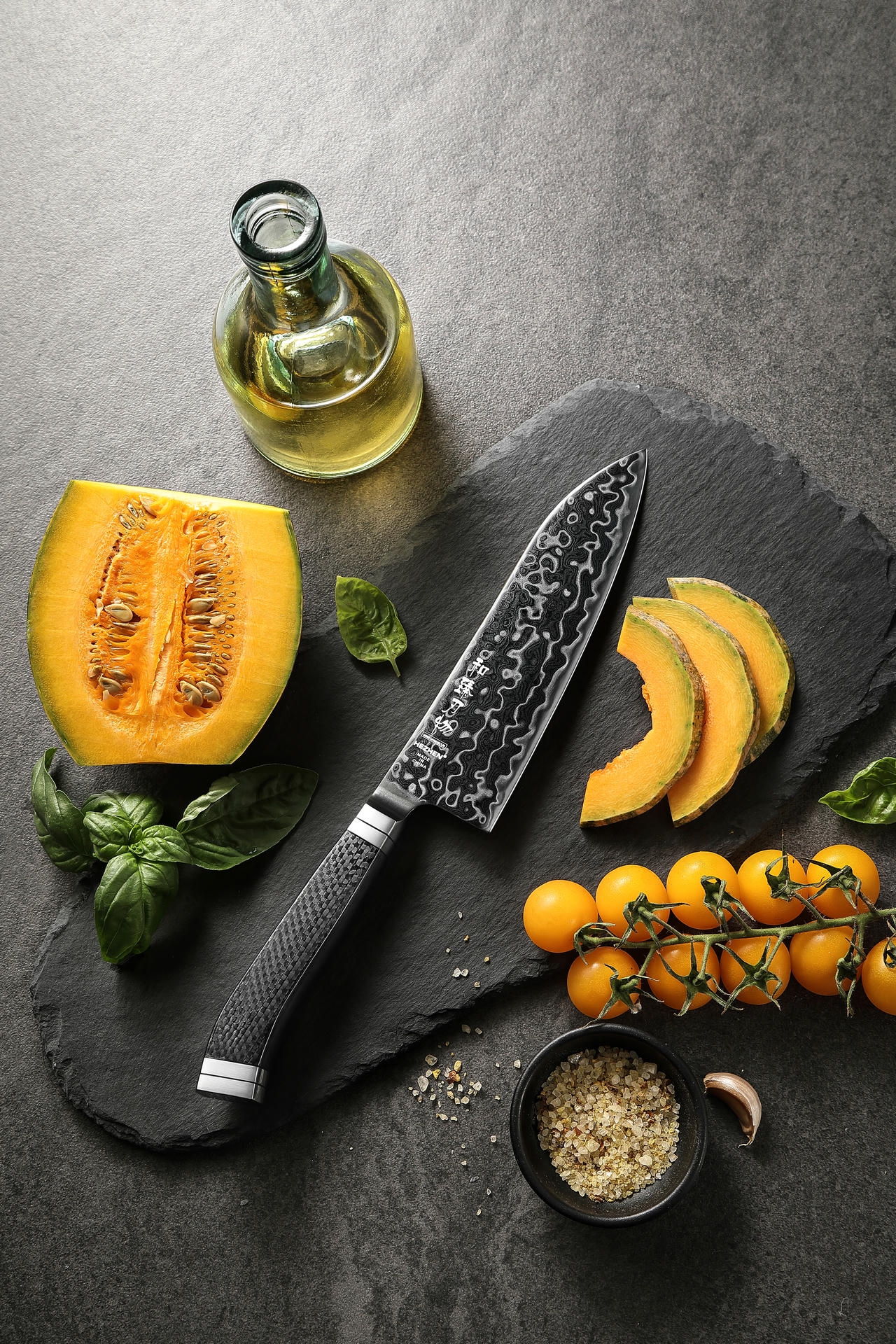 Rękojeść noża Santoku HezHen X10