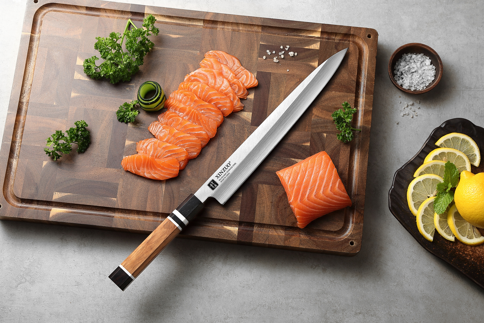 Nóż Sashimi marki XinZuo dla miłośników ryb
