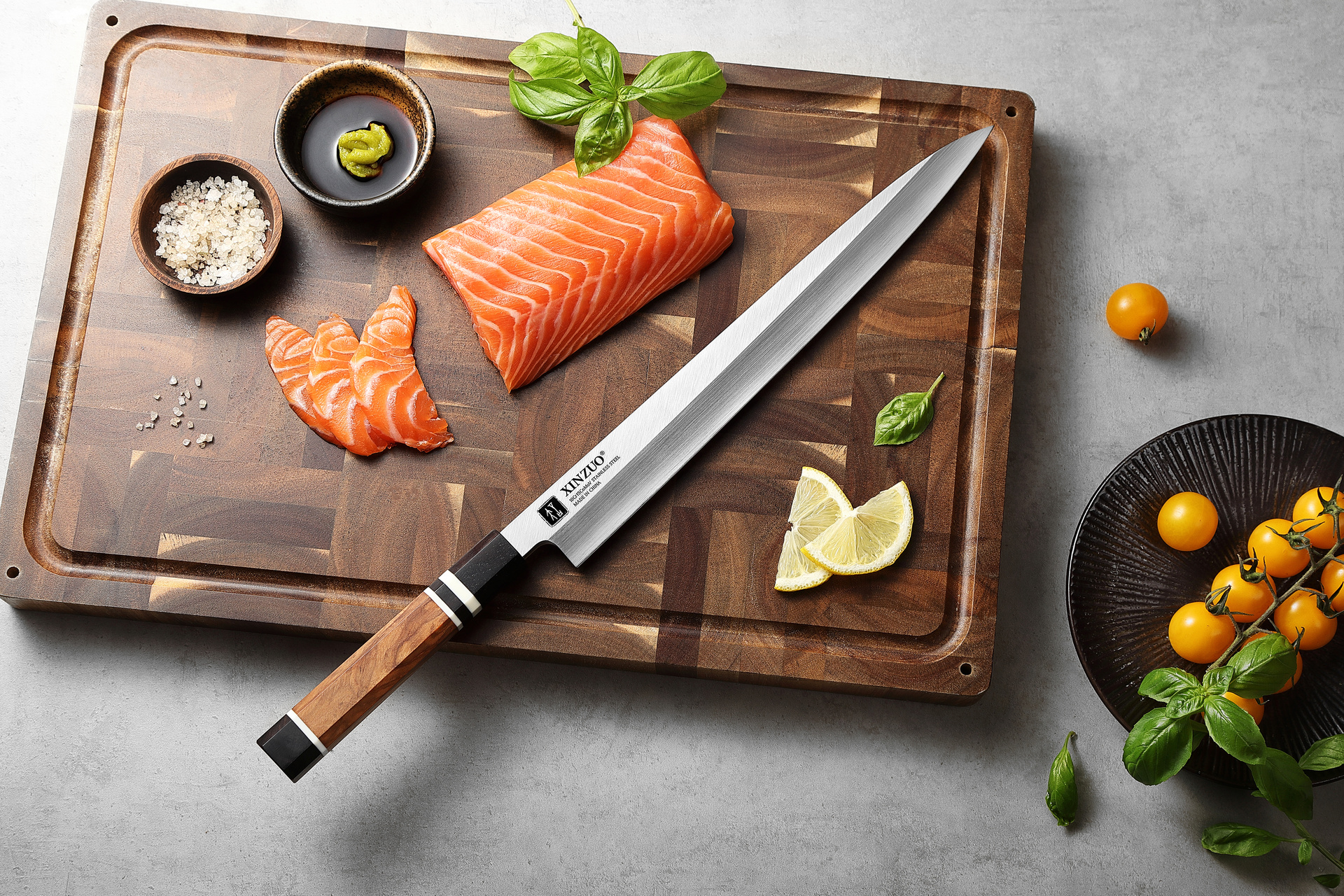 Nóż Sashimi marki XinZuo dla miłośników ryb
