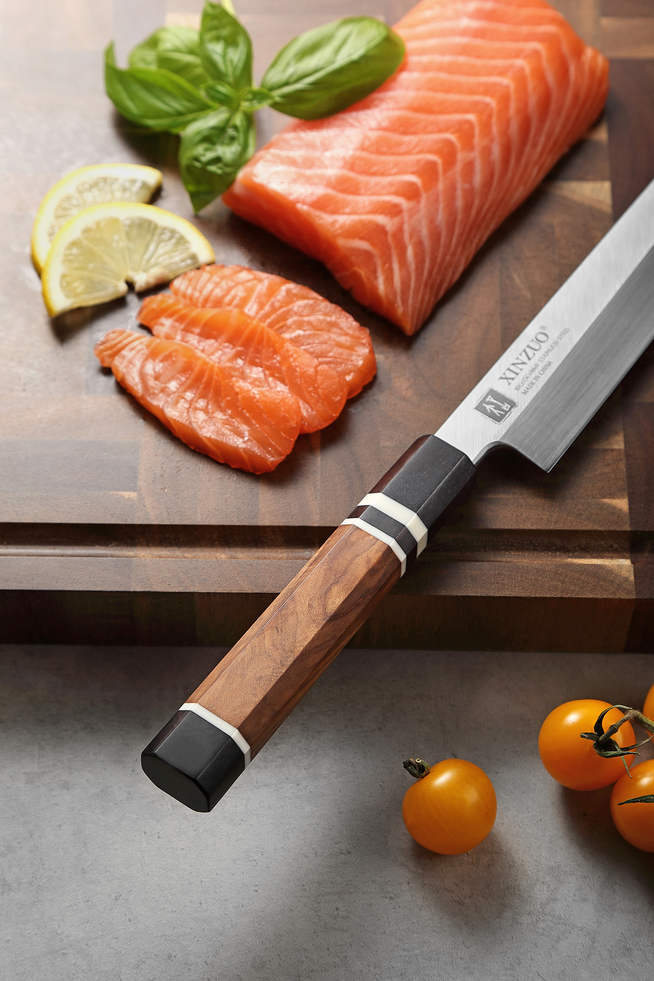 Nóż Sashimi F3S 300 mm  - rękojeść 