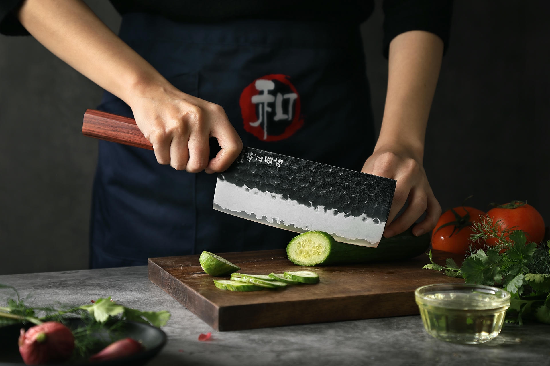 Nóż Nakiri HEZHEN 6,8